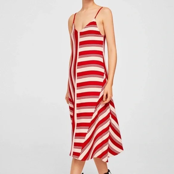 strapless open back dress Final Sale Plus Size Bodycon Dress with Slit Sleeves and Rhinestone Cuff in Red